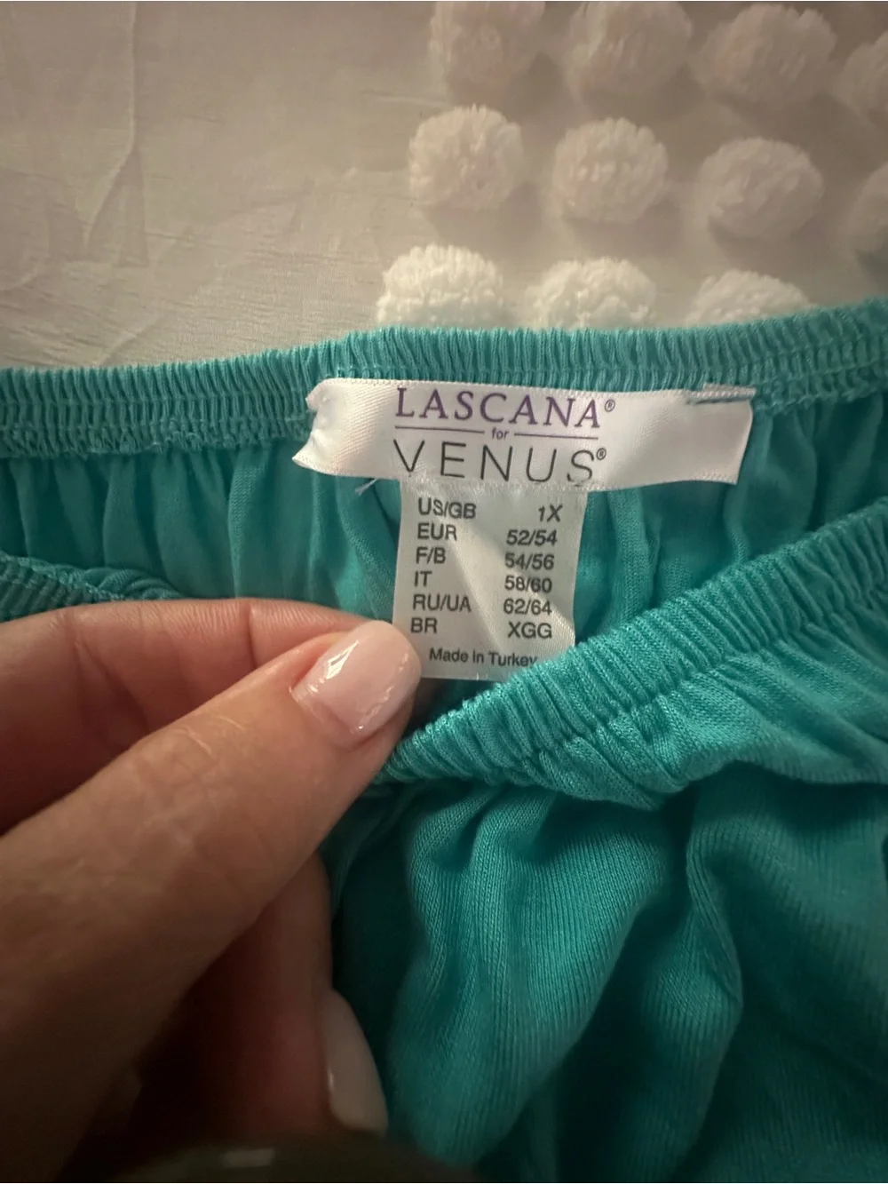 VENUS Off-Shoulder Tunic Top in Teal